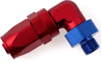 Lidhës rrotullues 90° TurboWorks AN10, 7/8-14", alumini, i zi