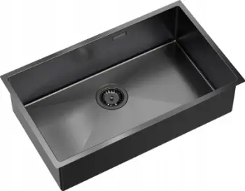 Lavaman kuzhine Quadron Anthony 80, çelik inox, montim undermount, grafit