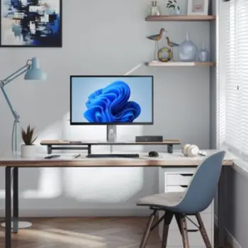 Monitor touch ALOGIC Aspekt 32", 4K UHD, docking me 90W PD, i bardhë