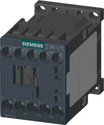 Kontaktor Siemens 3RT2017-1AB02, 12A 3P, 24V AC, gri