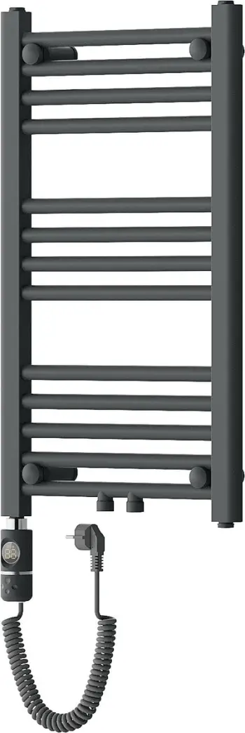 Radiator banjoje Hydroland Ryoko, 970x540 mm, lidhje qendrore, antracit