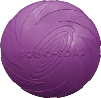 Frisbi për qen PET-NOVA Rubber Disc RUB-DISC-VIOLET, 22 cm, aromë vanilje, vjollcë