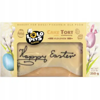 Tortë Pashke për qen Lolo Pets Classic, vanilje, 250g, bezhë