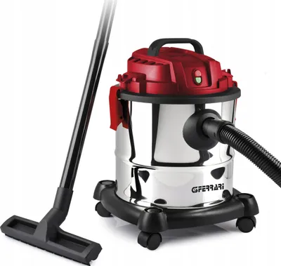 Fshesë me korent G3Ferrari G90028, 1000W, depozitë 20L, inox e kuqe - 2
