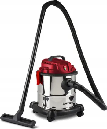 Fshesë me korent G3Ferrari G90028, 1000W, depozitë 20L, inox e kuqe
