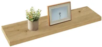 Raft muri Oskar Loft, 80x20 cm, MDF, dru artisan oak