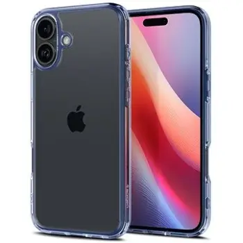 Mbështjellës telefoni Spigen Ultra Hybrid Sky Crystal, për iPhone 16, transparent
