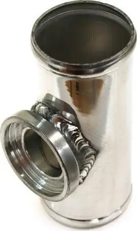 Adapter Blow Off TurboWorks F, 70mm, alumin, argjend