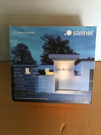 Aplik murale LED Steinel L 820 SC, sensor lëvizjeje, për jashtë, argjendtë - 1