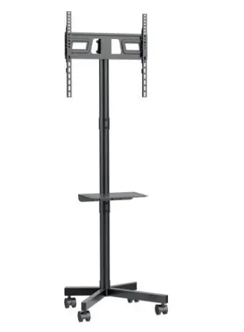 Furçë WC Douceur d'intérieur Glamour, qeramike, 9.5x38 cm, e zezë gri