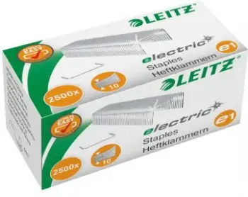 Kapëse zyre Esselte Leitz 10E, 4 mm, 2500 copë, argjendi