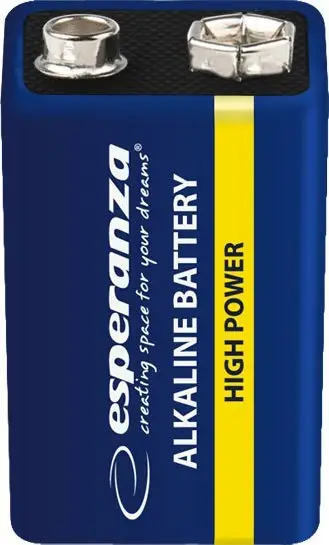 Bateri alkaline Esperanza High Power 6LR61, 9V, 1 copë