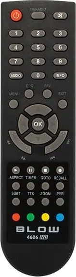 Pilotë Blow për 4606HD DVB-T, me tuner funksional, i zi