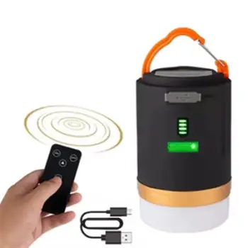 Lampë kampingu LED me karikim USB. UNIMIKS
