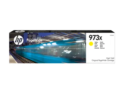 Fishek boje HP 973X F6T83AE, PageWide, kapacitet i lartë, e verdhë - 1