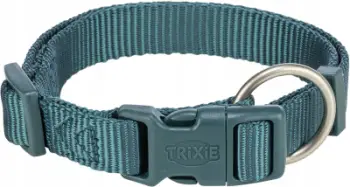 Set qafore dhe zinxhir për qen Trixie Premium, 15 25 cm, XS S, petrol blue