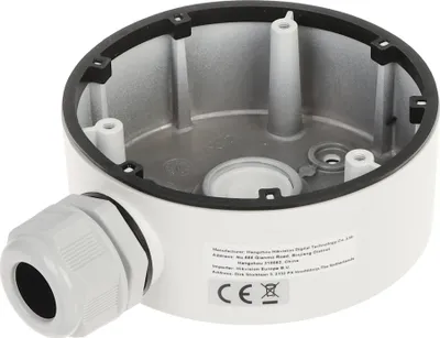 Kuti lidhëse për kamera Hikvision DS-1280ZJ-TR13, për ambiente të brendshme dhe të jashtme, e bardhë - 1