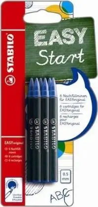 Rimbushje stilolapsi Stabilo Easyoriginal, set 6 copë, bojë blu