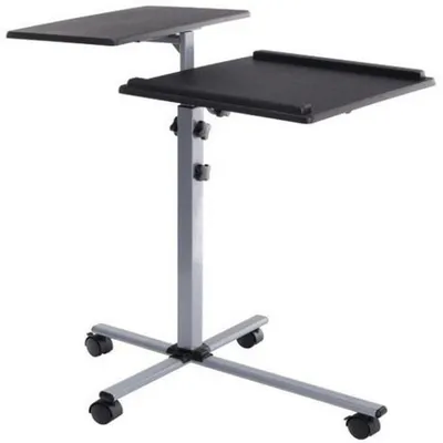 Karrocë universale Techly, për laptop ose projektor, lartësi e rregullueshme 77-87cm, e zezë - 3