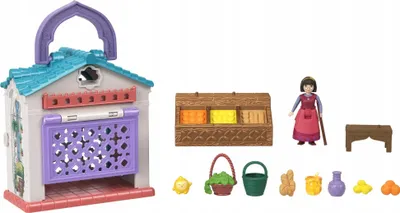 Set loje Disney Wish Dahlia Rosas Marketplace, kukull mikro Dahlia, figurë Star dhe 9 aksesorë, shumëngjyrësh - 3
