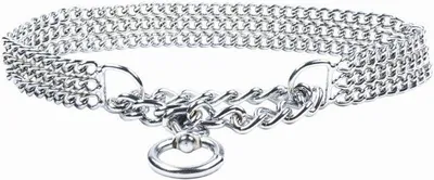 Qafore metalike trajnimi Chaba METAL COLLAR 3/2/40, zinxhir trefish çeliku, për qen - 1