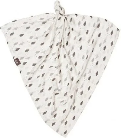 Peshqir bebes Bibs Bamboo Muslin Square Clouds, 75 x 70 cm, shumëngjyrësh - 1