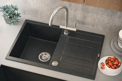 Rubinet kuzhine Quadron Karen, 3 drejtimësh, për filtër uji, çelik inox - 1