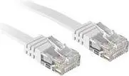 Kabllo rrjeti Lindy, 2 x RJ45, 5 m, e bardhë