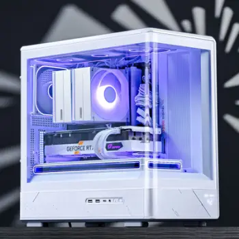 Kullë kompjuterike Jonsbo D200, mATX, gaming, e bardhë