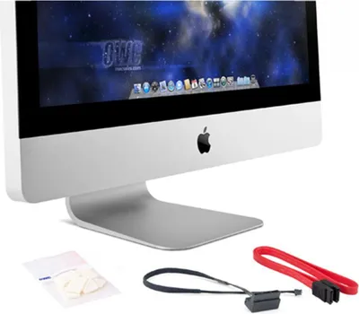 Set për përmirësim i brendshëm OWC DIY, për iMac 21.5" 2011, për instalim SSD, kabllo dhe pjesë për montim - 1