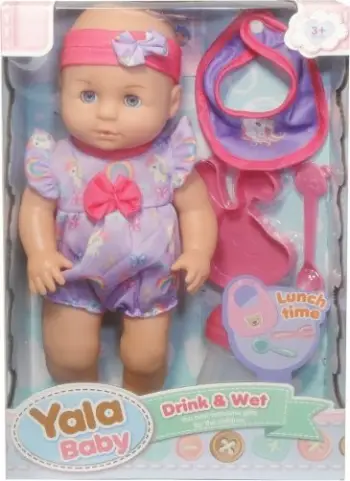 Kukull lodër Swede Peeing Doll, funksion urinimi, për fëmijë