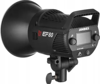 Llambë video LED Jinbei EF-80, 80W, 5500K, e bardhë