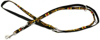 Litar qeni BarryKing, model etnik, i rregullueshëm 220cm 10mm, i zi