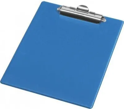 Bllok shënimesh Panta Plast A4 Board Focus, kapak i fortë, blu - 1