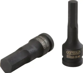 Çelës tubor goditës KS Tools, 1/2", 6mm Hex, i gjatë