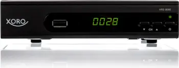 Marrës satelitor Xoro HRS 8660 HD, PVR, USB frontale, LAN, i zi