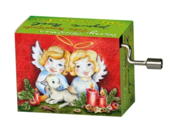 Art And Music Music Box Angel Merry Christmas - Fridolin