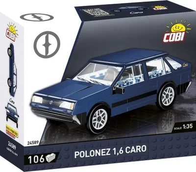 Set ndërtimi Cobi Youngtimer Collection Polonez 1.6 Caro 24589, model klasik, për koleksionistë, shumëngjyrësh - 4