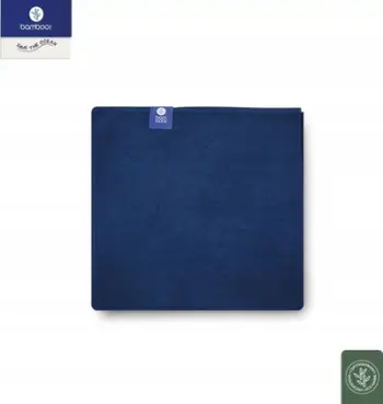 Pelene tekstili BabyOno Save The Ocean, 75x75cm, bambus dhe algë, blu navy