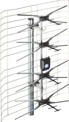 Antena televizive BROADBAND ANTENNA ASP-8, e jashtme, brez i gjerë, gri