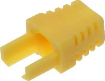 Kapak i brendshëm për prizë RJ-45 Ecoline RJ45/WP-Y/IN, plastikë, për rrjet kompjuterik, i verdhë