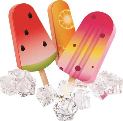Set lodrash akullore Hape Popsicles, 6 copë, shumëngjyrëshe - 2