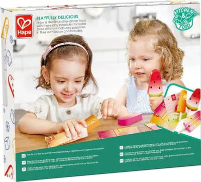 Set lodrash akullore Hape Popsicles, 6 copë, shumëngjyrëshe - 4