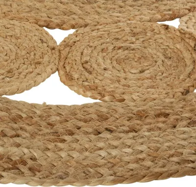 Tapet rrumbullak Atmosphera Round Lace, jute, 120 cm, bezhë - 4