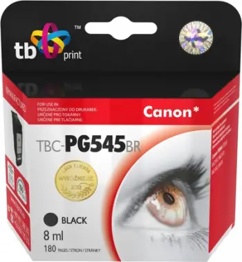 Kartridzh boje TB Print TBC PG545B PG 545, për Canon PIXMA, e zezë