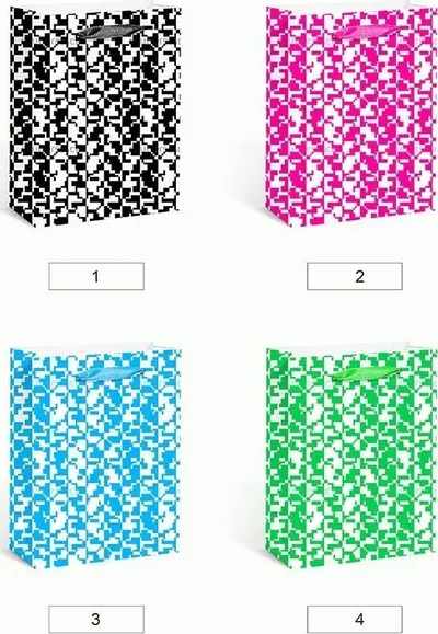Qese dhuratash W&K KR 1202 XS, letër, 14.5×11.5×6 cm, shumëngjyrëshe - 1