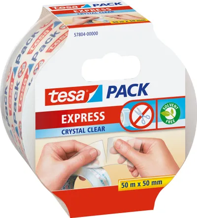 Shirit ngjitës Tesa tesafilm Crystal-Clear, 3 rrotulla, 10m x 15mm, transparent - 1