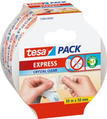 Shirit ngjitës Tesa tesafilm Crystal-Clear, 3 rrotulla, 10m x 15mm, transparent