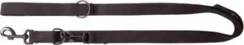 Litar për qen Dingo Extendable Cotton, 1.6cm, 120-220cm, i zi