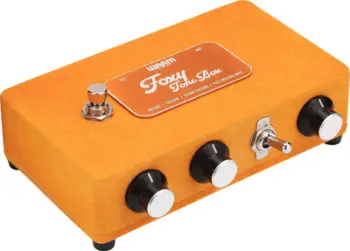 Pedal fuzz për kitarë Warm Audio WA FTB Foxy Tone Box, efekt octave up, portokalli